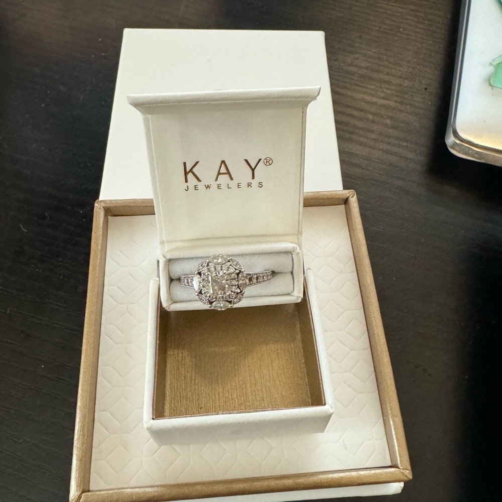 Neil Lane Diamond Engagement Ring 1-5/8 ct tw 14K White Gold